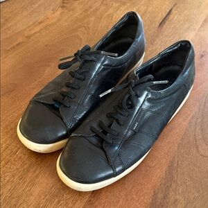 Marc Jacobs Black Leather Women's Sneakers